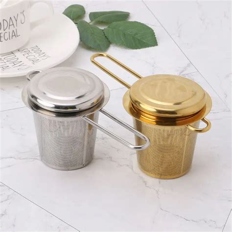 Reusable Mesh Tea Infuser Stainless Steel Strainer Loose Leaf Teapot