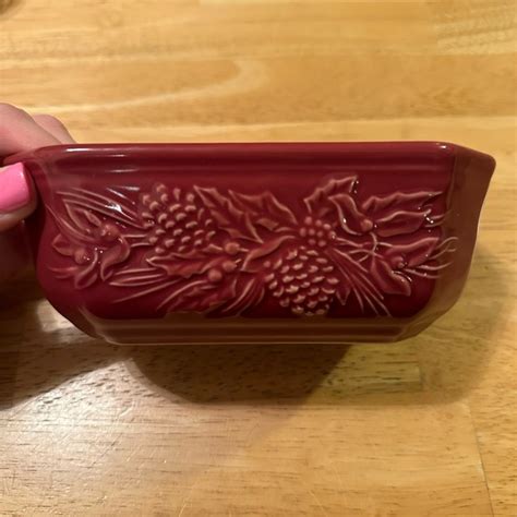 Longaberger Kitchen Nwot Longaberger Pottery Natures Garland Dish Poshmark