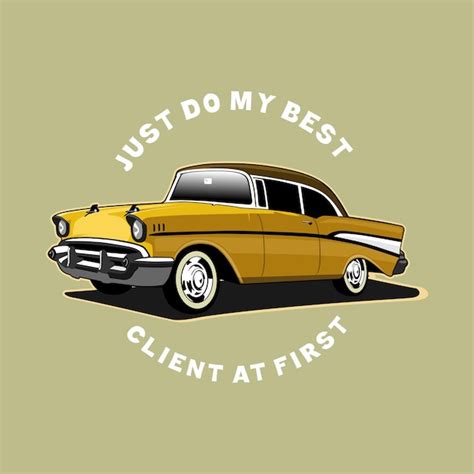 Premium Vector Classic Car Retro Vintage Illustration Design Vector