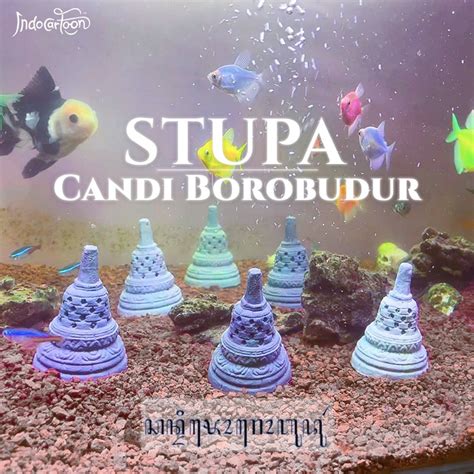 Jual Miniatur Stupa Candi Borobudur Hiasan Aquarium Shopee Indonesia