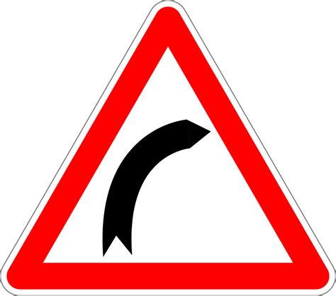 Edit Free Photo Of Dangerous Curve To The Right Traffic Sign Sign Road