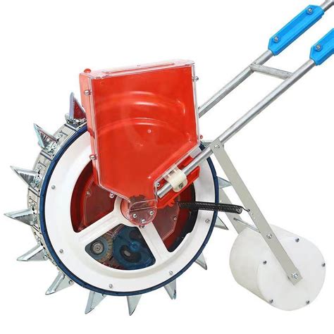 Stainless Steel Row Manual Seeder Adjustable Hand Push Corn Peanut