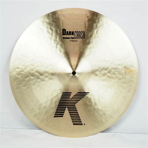 Zildjian K Zildjian Dark Crash Medium Thin 17 NKZL17DKC MT 店頭展示特価品