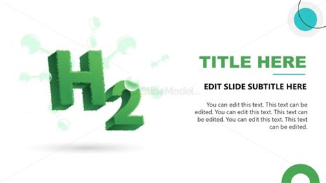 Editable Green Hydrogen PPT Template SlideModel