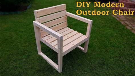 Diy Modern Outdoor Chair Outdoor Furniture Asmr Youtube