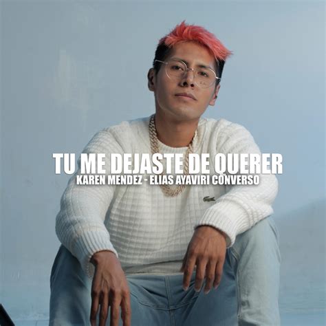 Tu Me Dejaste De Querer Karen Mendez Elias Ayaviri Song Lyrics