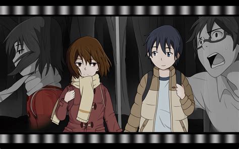 Erased Hd Wallpaper Satoru And Kayo S Journey By Tamyer