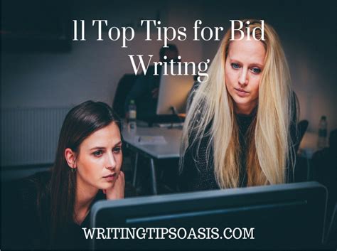 11 Top Tips for Bid Writing - Writing Tips Oasis