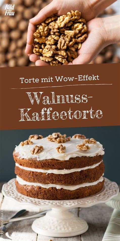 Diese Walnuss Kaffeetorte ist eine nussig süße Versuchung Kaffeetorte