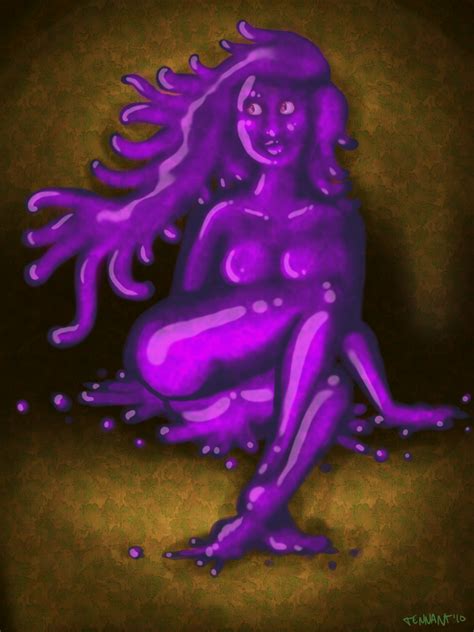 Purple Slimegirl By Bodybags Hentai Foundry