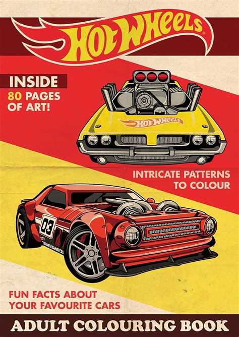 Hot Wheels Adult Colouring Book Mattel Unknown Author 9781760260859 Amazon Books
