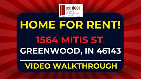 1564 Mitis St Greenwood IN 46143 Video Walkthrough HOME FOR RENT