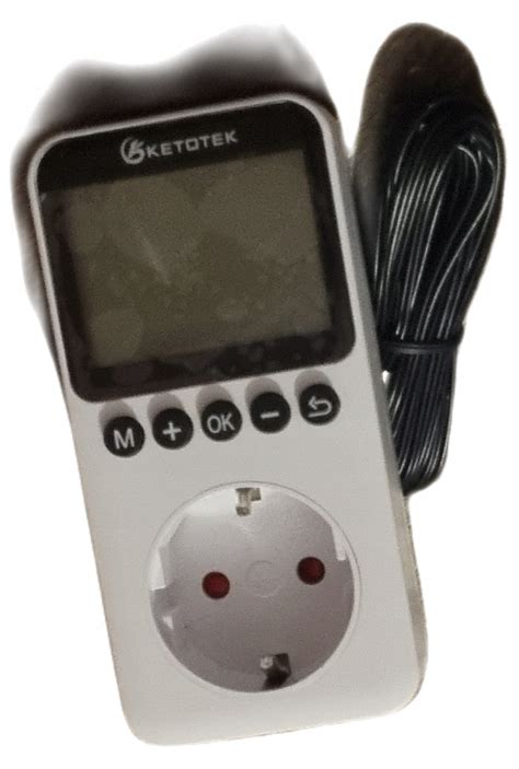 Ketotek KT3200 cyfrowy termostat do gniazdka 3m - 13512007936 ...