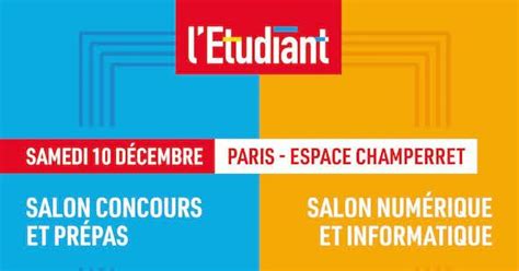 Les Salons De L Etudiant Paris Dates Horaires Tarifs Exposants