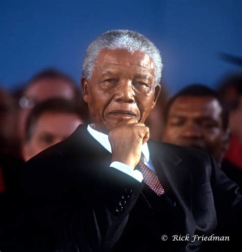 Nelson Mandela, South African President and anti-apartheid activist by ...