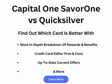 Capital One Savorone Vs Quicksilver2 Casavvy