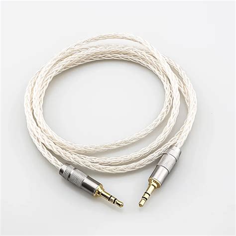 Audiocrast Cores Silver Plated Mm To Mm Stereo Male Upgrade