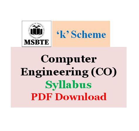 Msbte Computer Engineering Co Syllabus K Scheme Truexams