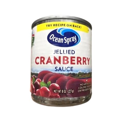 Ocean Spray Jellied Cranberry Sauce ซอส ซอสผลไม้ ซอสปรุงรส 227g