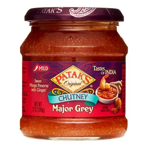 Patak S Major Grey Mango Chutney 12 Ounce Walmart