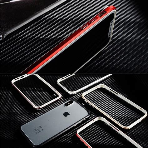 Housse Étui Coque en alliage d aluminium TPU antichoc pour iPhone XS