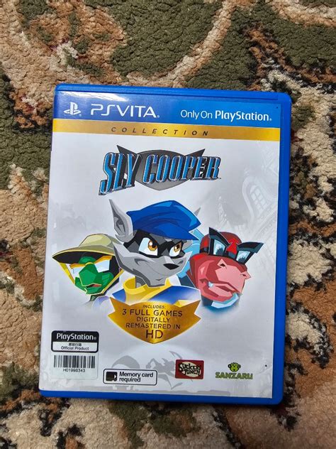 PS Vita Sly Cooper Video Gaming Video Games PlayStation On Carousell