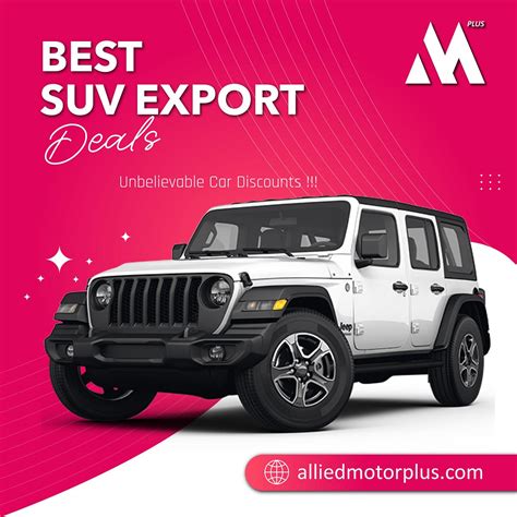 Buy Best SUV Cars At Great Deals - Allied Motors Plus - Medium