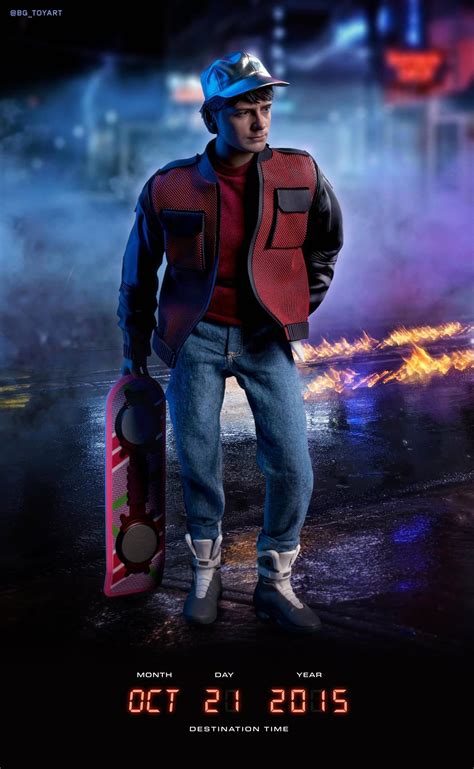 Check Out Hot Toys Marty Mcfly Back The The Future Part Ii Action Figure Geektyrant