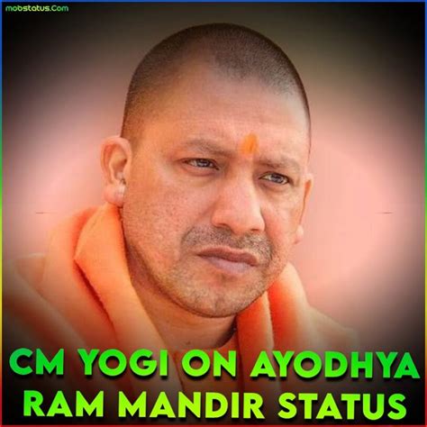 Cm Yogi On Ayodhya Ram Mandir Status Video Download 4k Hd