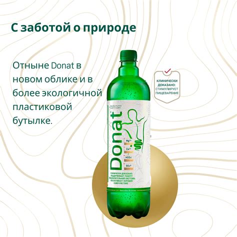Вода минеральная Donat Mg газированная, ПЭТ, 12 шт. по 0.5 л — купить в ...