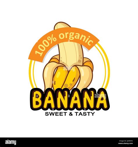 Cute Cartoon Banana Fruit Banner Hi Res Stock Photography And Images