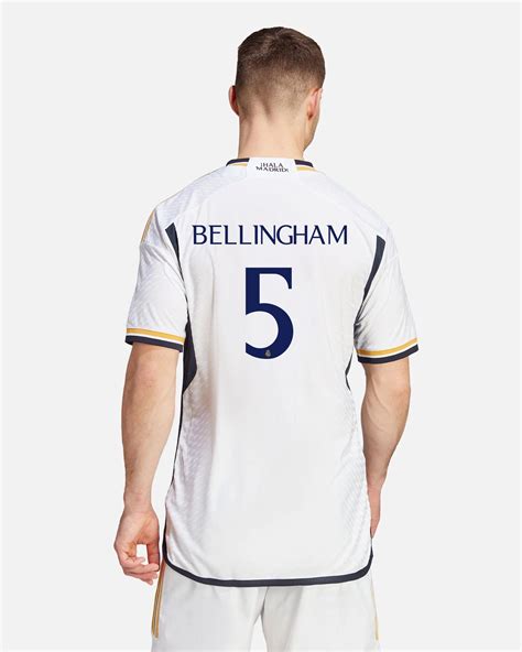 Camiseta Real Madrid Authentic Bellingham Para Hombre