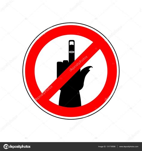 Stop Cad Sign Ban Fuck Red Prohibition Symbol You Can Not Swe Stock Vector By Popaukropa