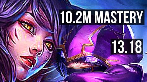 AHRI Vs KENNEN MID 10 2M Mastery 5000 Games 4 0 4 NA