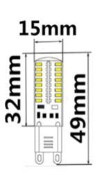 Silicone Sealed G9 SMD 3014 Corn LED Bulb Shunfa