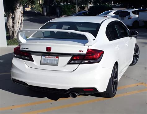 08F13 TR0 151A Spoiler Rear Wing 2014 2015 Honda Civic 49 OFF