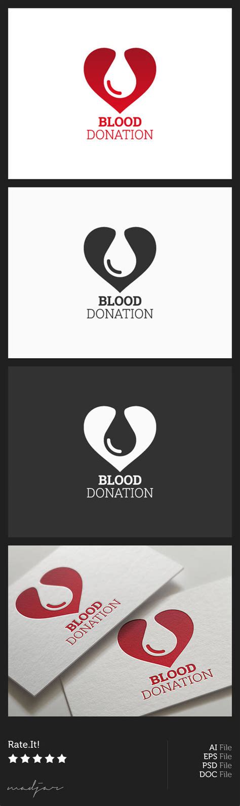 Blood Donation Logo by madjarov on DeviantArt