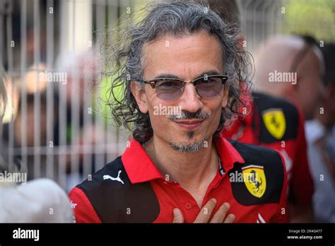 Laurent Mekies Scuderia Ferraris Racing Director Is Seen In The F