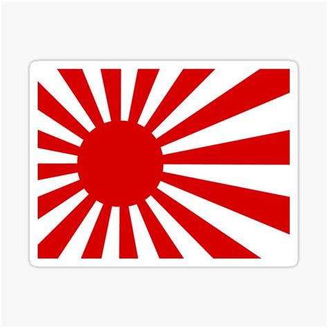 "Japanese empire flag/ naval jack" Sticker for Sale by AidanMDesigns ...