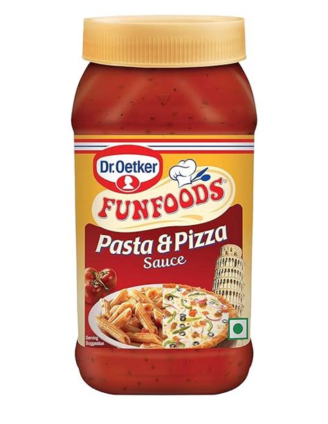 Dr Oetker FunFoods Pasta And Pizza Sauce Preservative Free 315 Grams