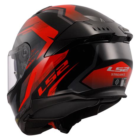 FF320 STREAM II FURY BLACK RED-06 – LS2 Helmets India Official Website ...