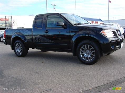 2012 Super Black Nissan Frontier SV Sport Appearance King Cab 4x4