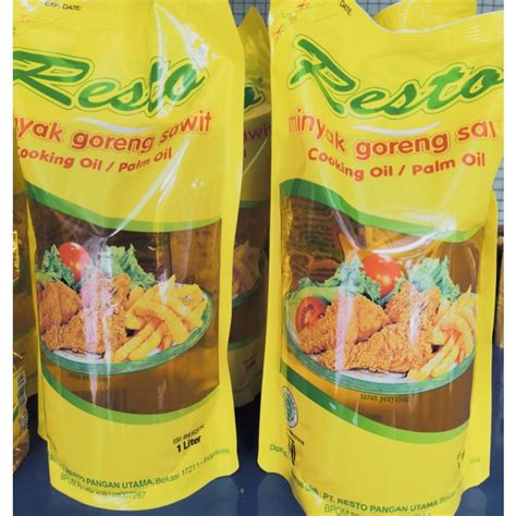 Jual Minyak Goreng Resto Refill 1 Liter Shopee Indonesia