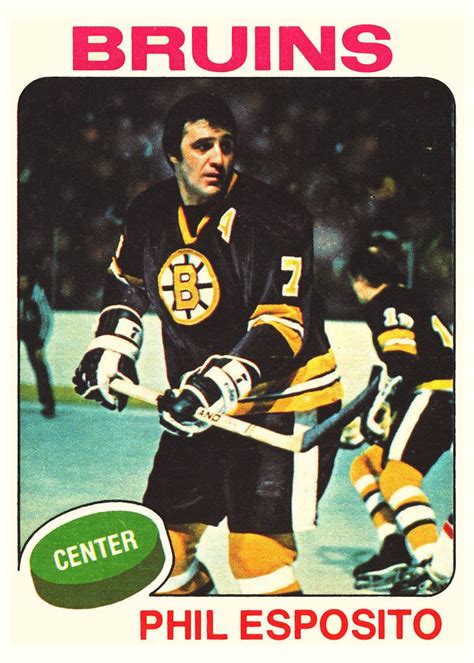 Phil Esposito Boston Bruins 1975 76 O Pee Chee Hockey Card 200