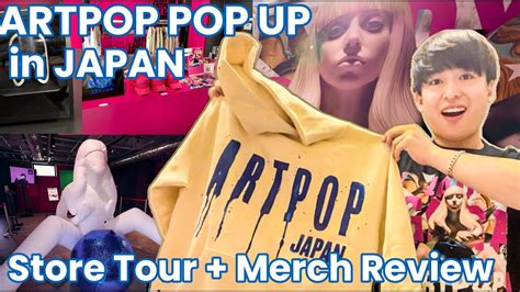 Artpop Pop Up Store Tour Merch Review Japan Youtube