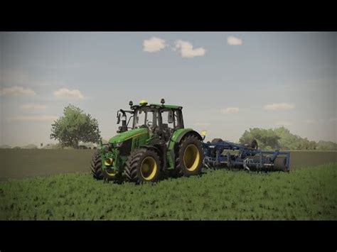 Farming Simulator John Deere 6110M Dalbo MaxiRoll 630 Greenline