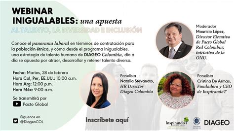 Webinar Inigualables Una Apuesta Al Talento La Diversidad E