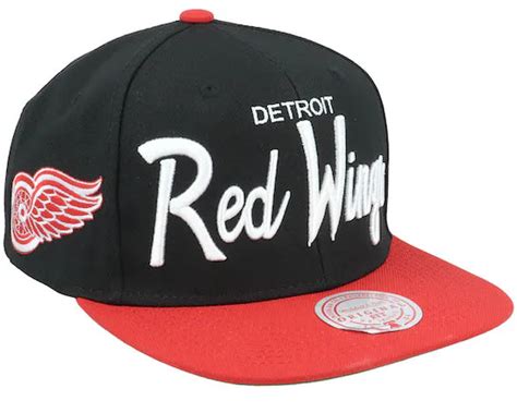 Detroit Red Wings Vintage Script Snapback