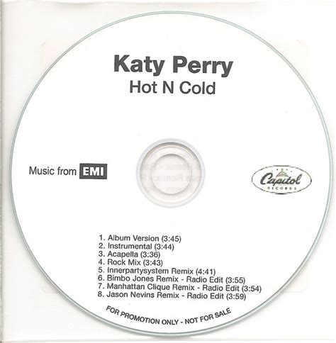 Katy Perry Hot N Cold Cdr Discogs
