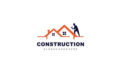 Home Construction Company Logo Vector 22346006 Vector Art At Vecteezy